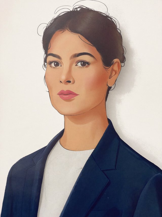 Illustrated portrait of Eleanor Harrow